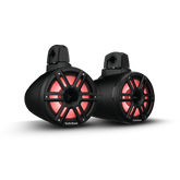 M2 8” Color Optix™ 2-Way Horn Loaded Wake Tower Speakers (pr) - Black